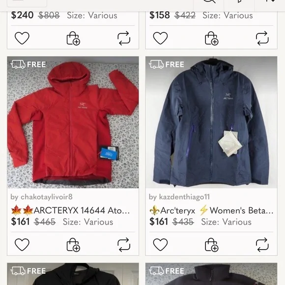 Arcteryx SCAMMERS!! Be aware!!! - Picture 2 of 6